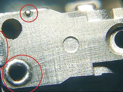 <a href='http://www.tjtongsheng.cn/product/3.htm' class='text_a'>模具激光焊機</a>修復模具效果